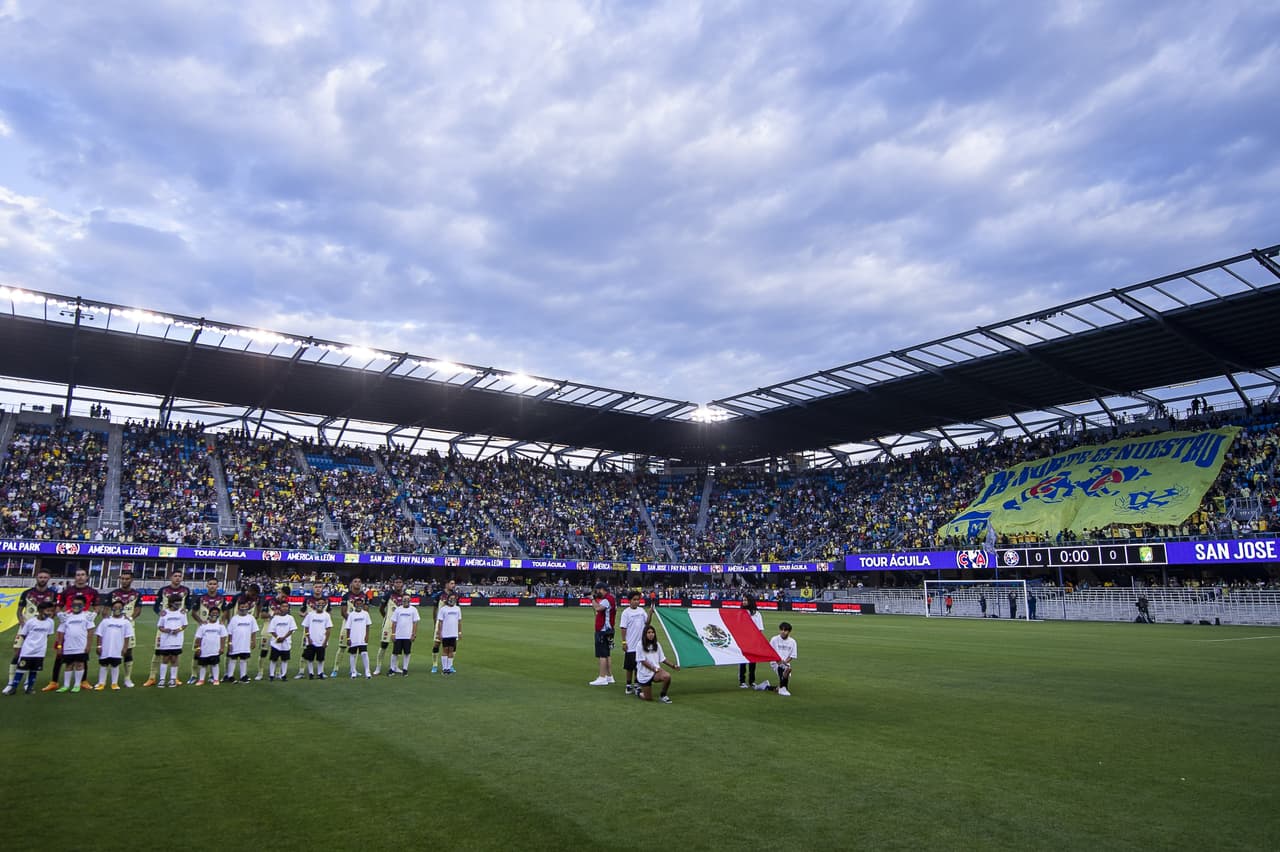 América goleó 5-2 a León en amistoso disputado en el PayPal Park de San José, California.