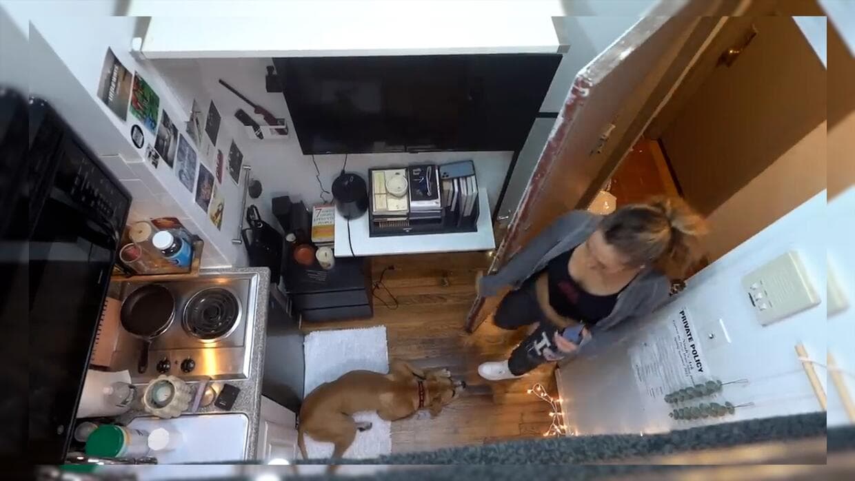 Diminuto apartamento de Manhattan se hace viral: es del tamaño de un clóset