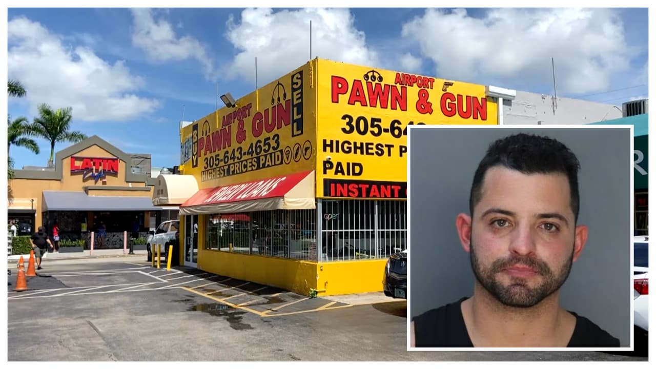Policía de Hialeah Gardens es acusado de empeñar sus armas de servicio y robar la tarjeta de crédito de un compañero