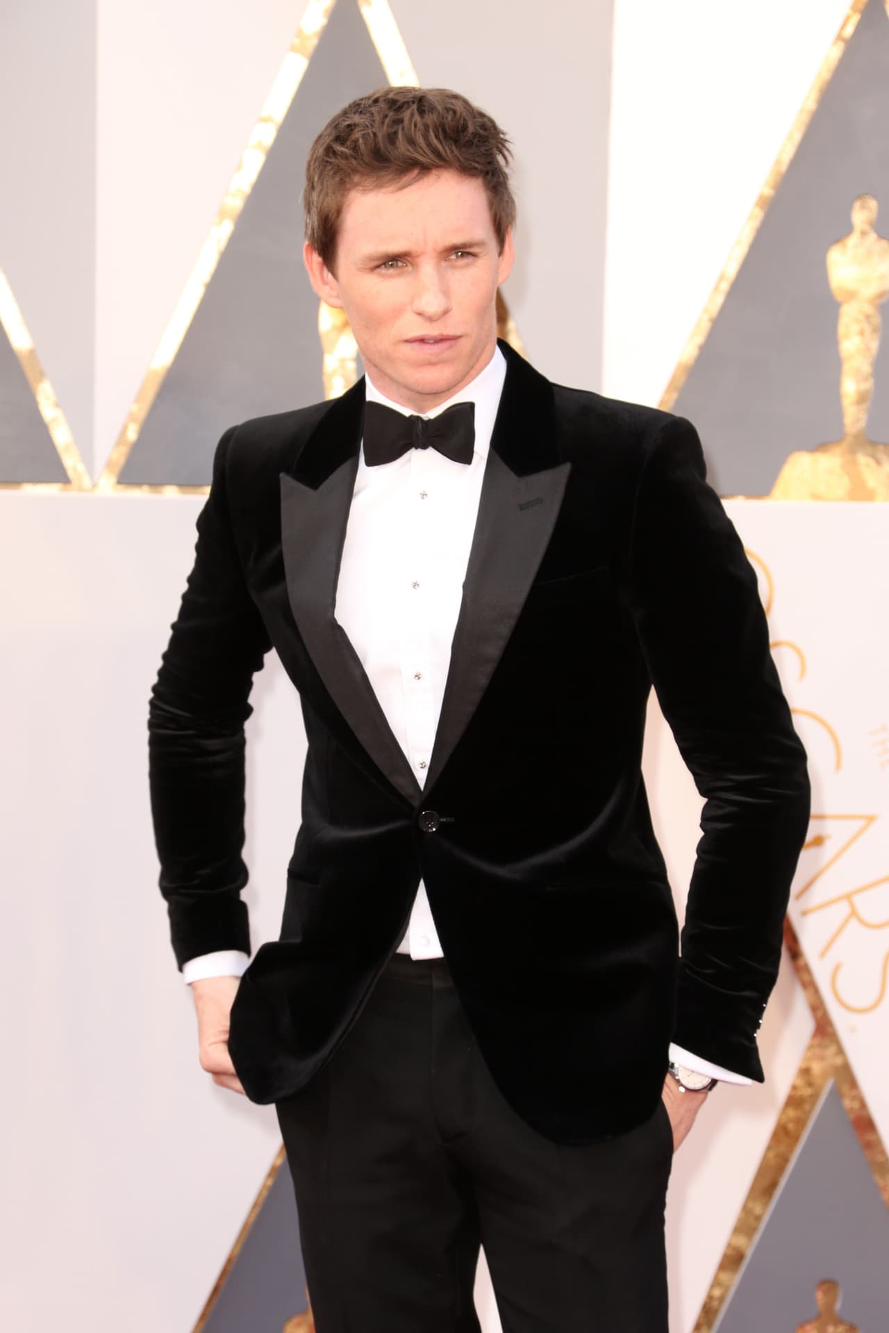 Posando para las cámaras.