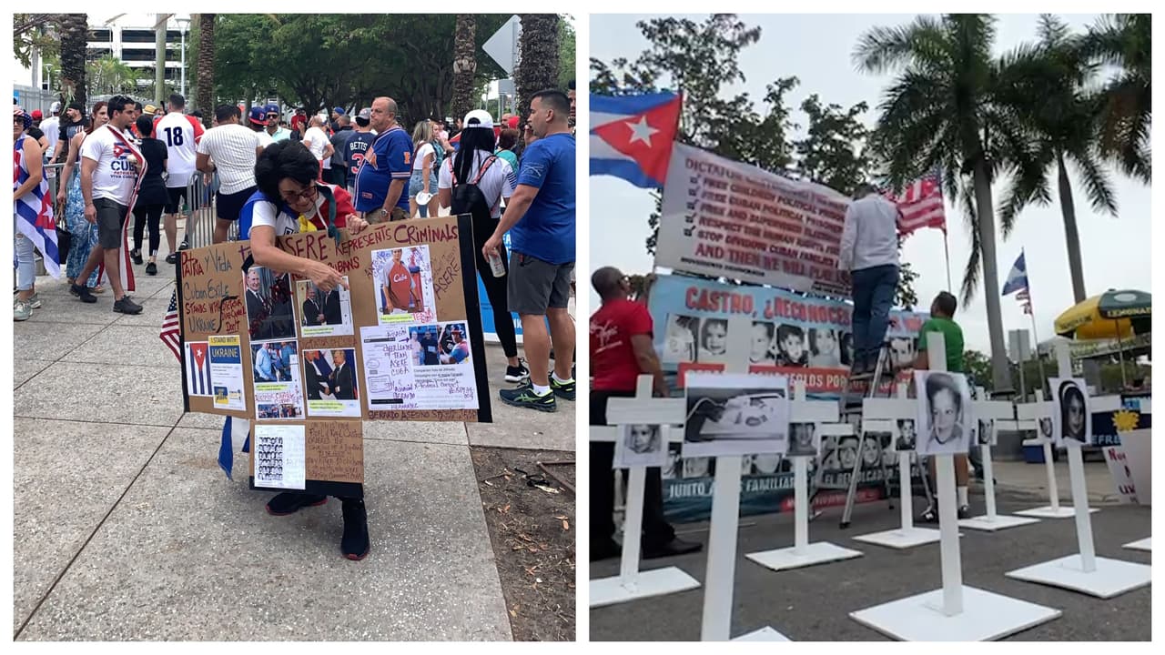 Alta tensión en Miami antes del juego entre EEUU y Cuba por el Clásico Mundial de Béisbol