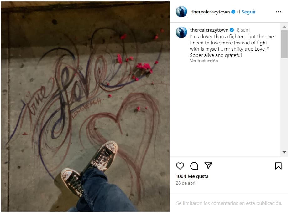 Shifty Shellshock también expresó esto en redes sociales.