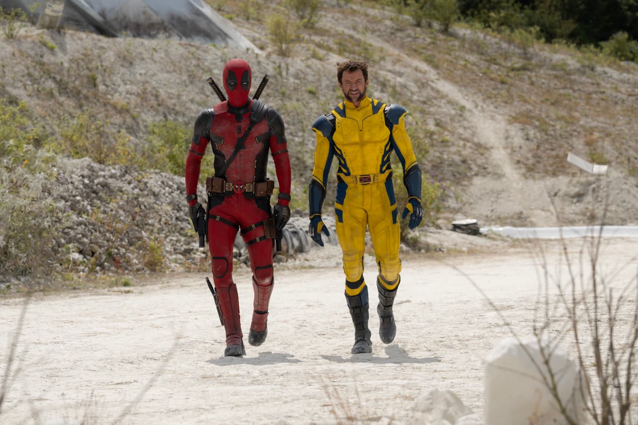 Ryan Reynold y Hugh Jackman en la película 'Deadpool & Wolverine'.