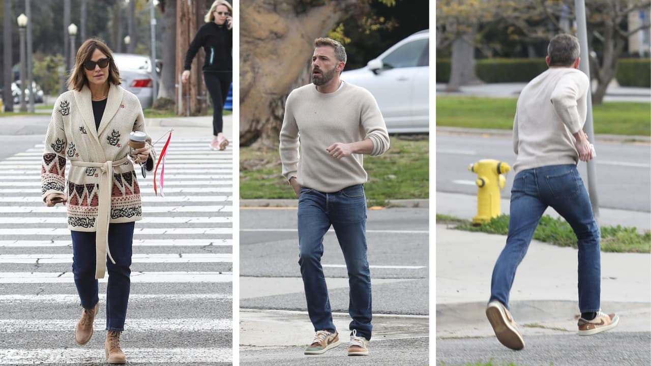 Jennifer Garner y Ben Affleck corrieron para llegar a un compromiso en la escuela de su hijo Samuel, de 10 años.