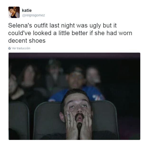 Y el drama por los zapatos fue intenso, quizá se habló más de eso que del vestido.