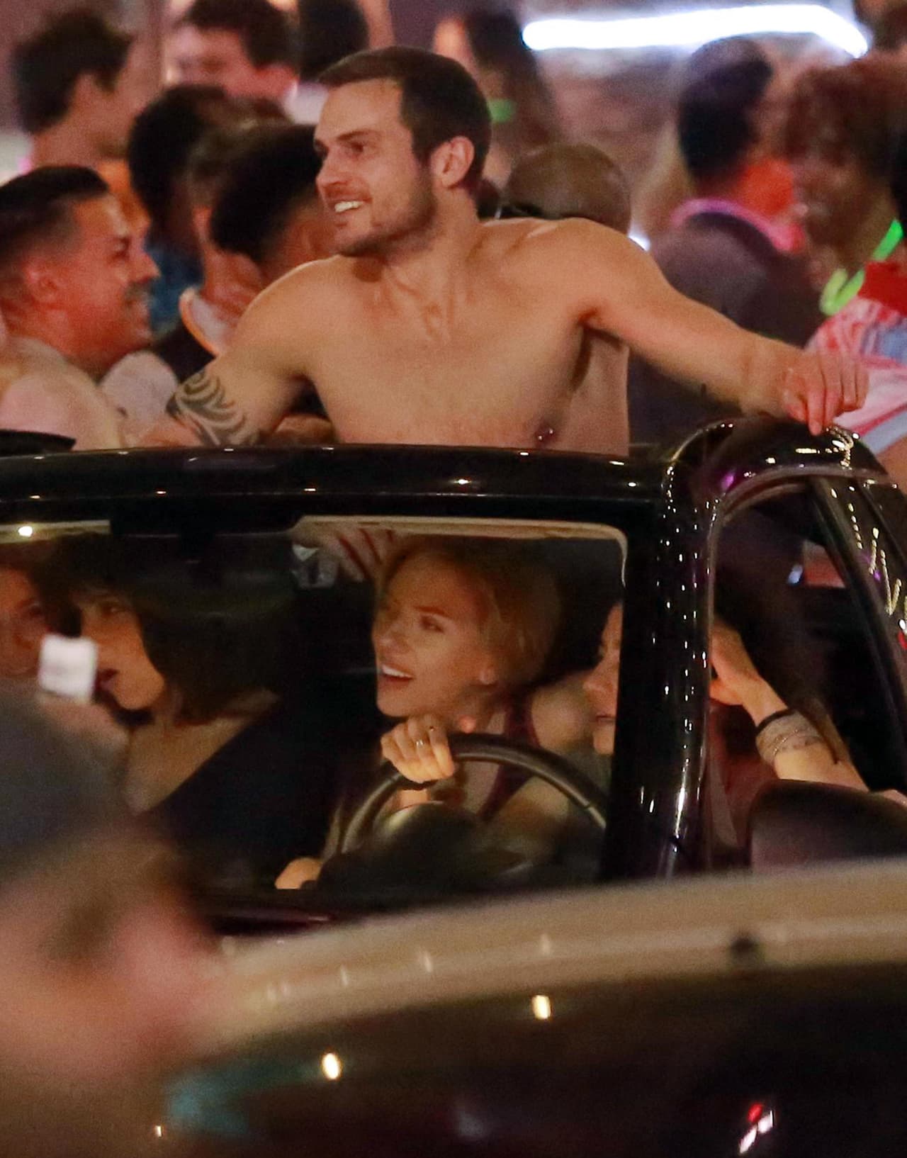 Al parecer todo el staff la estaba pasando de maravilla.