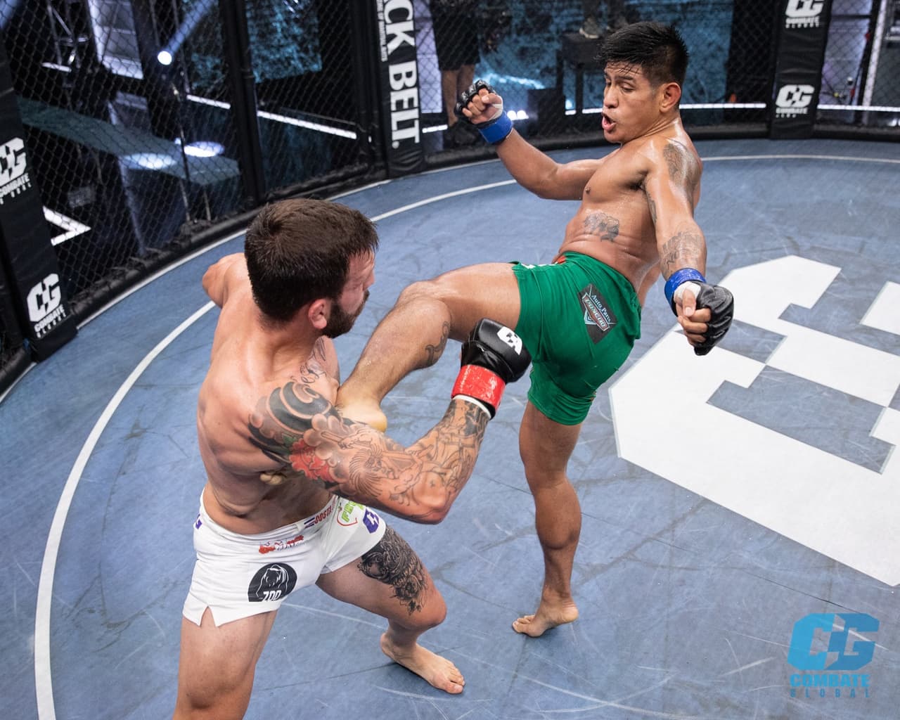 Combate Global: Levy 'El Negro' Marroquín frena a Calvo por DD