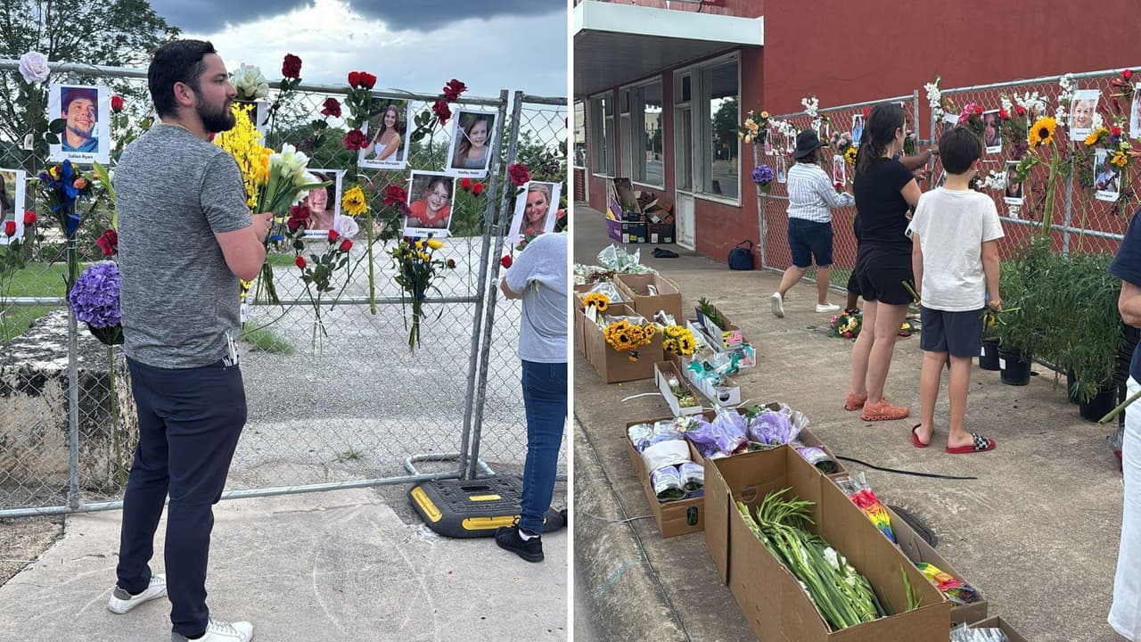 Los habitantes de Kerrville se reunieron este miércoles 9 de julio para realizar un 
<b><a href="https://www.univision.com/local/san-antonio-kwex/inundaciones-evacuacion-de-kerr-4-julio-rio-guadalupe" target="_blank">memorial para las víctimas de la inundación del río Guadalupe</a></b>.