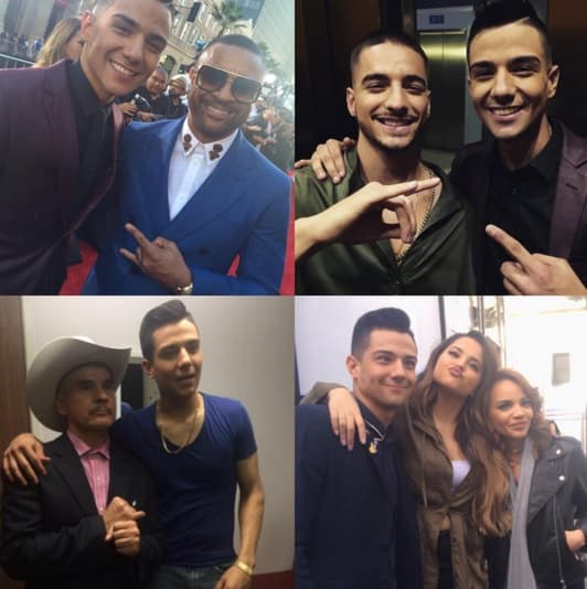 También se ha tomado el tiempo para disfrutar con los amigos.