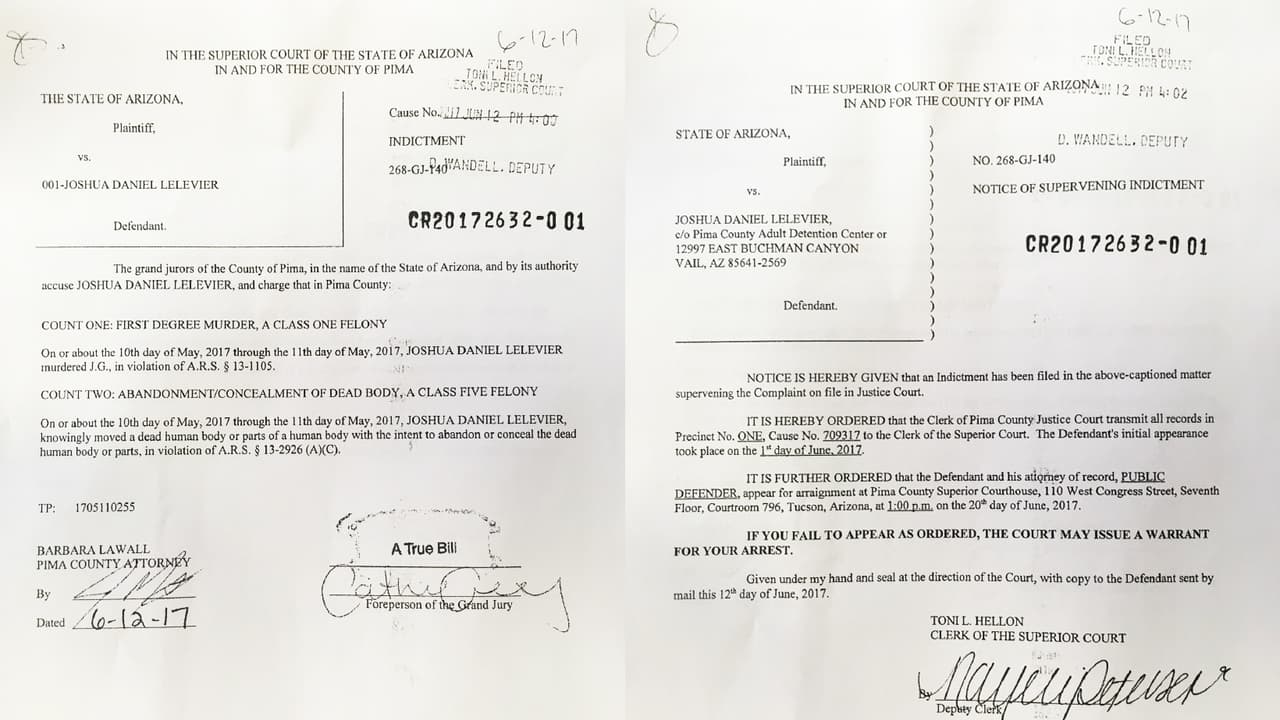 Acusación del padrastro de Jayden Glomb sospechoso de asesinato.