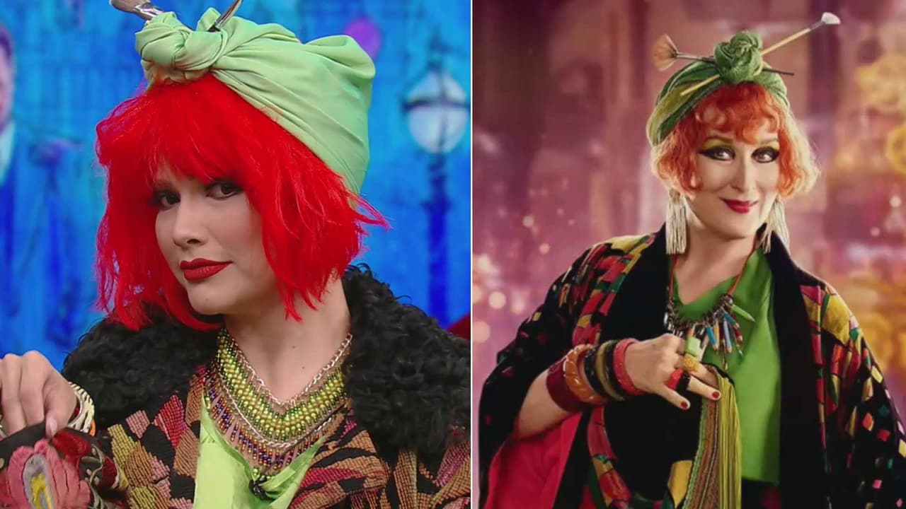 Nadie mejor que Ana Patricia para personificar a Topsy Poppins, personaje interpretado por Meryl Streep.