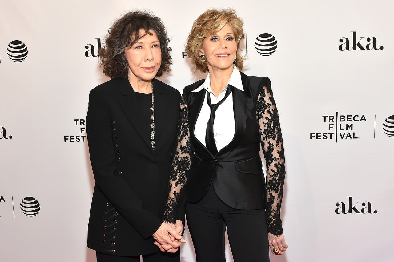 Siempre comunicando, las leyendas de la actuación, Lily Tomlin y Jane Fonda.