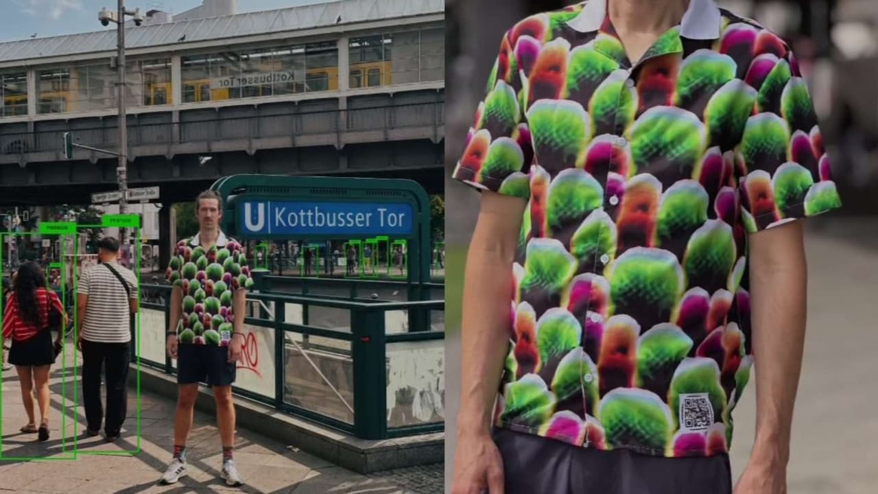 Así funciona la camisa que busca confundir a las cámaras con inteligencia artificial