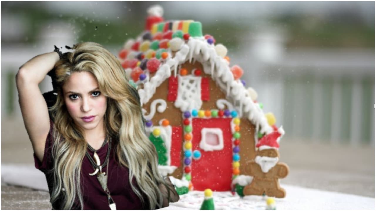 Shakira vuelve a ser una niña con espíritu navideño