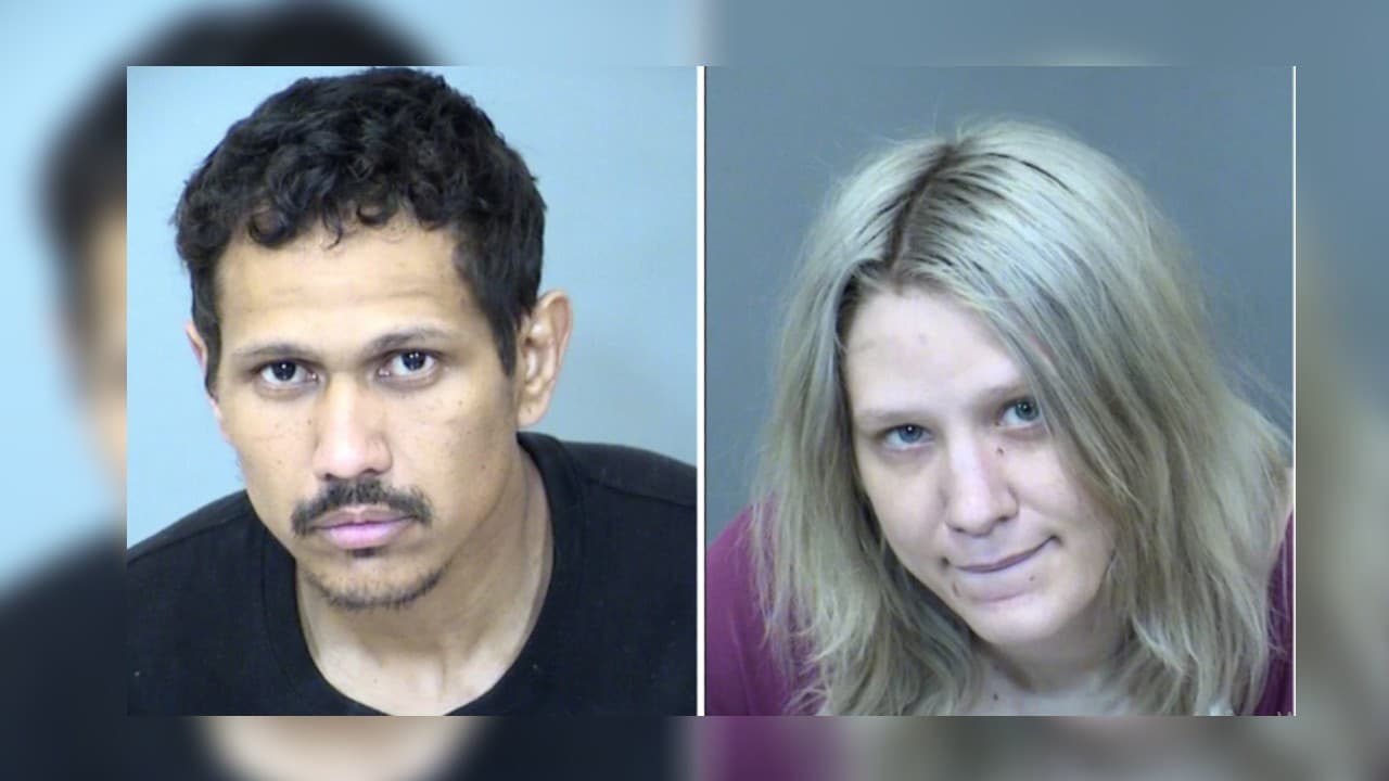 Arrestan al hombre y la mujer acusados de ahogar, prender fuego y dar golpizas a una niña en Phoenix