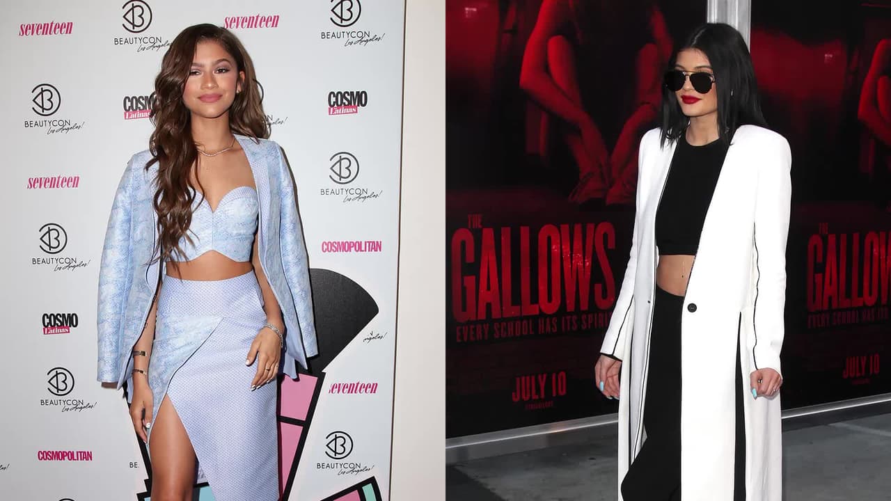 Zendaya y Kylie Jenner presumen sus ombliguitos