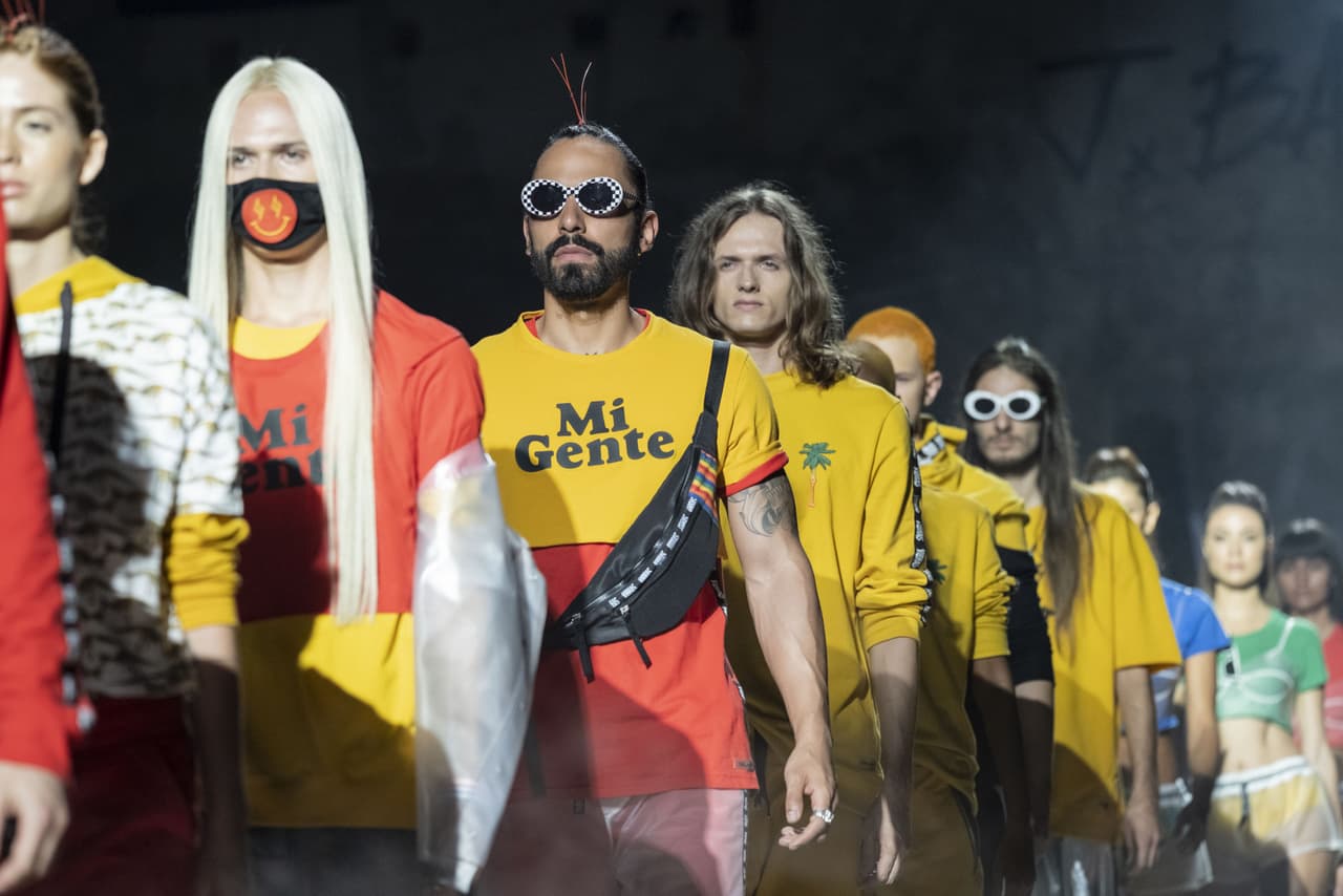 J Balvin presenta su colección de moda en Colombiamoda 2018.