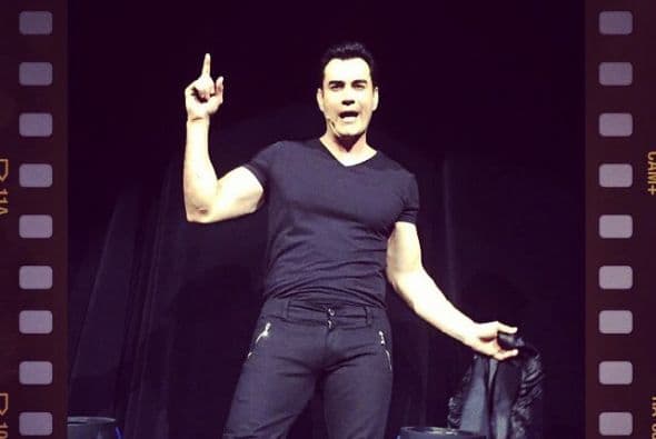 Recientemente el actor y cantante asistió a un concierto de Ricky Martin en la Ciudad de México.