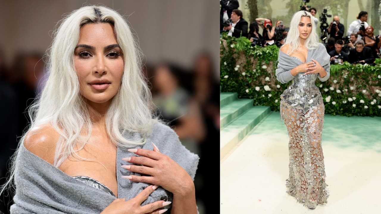 Kim Kardashian en la Met Gala 2024.