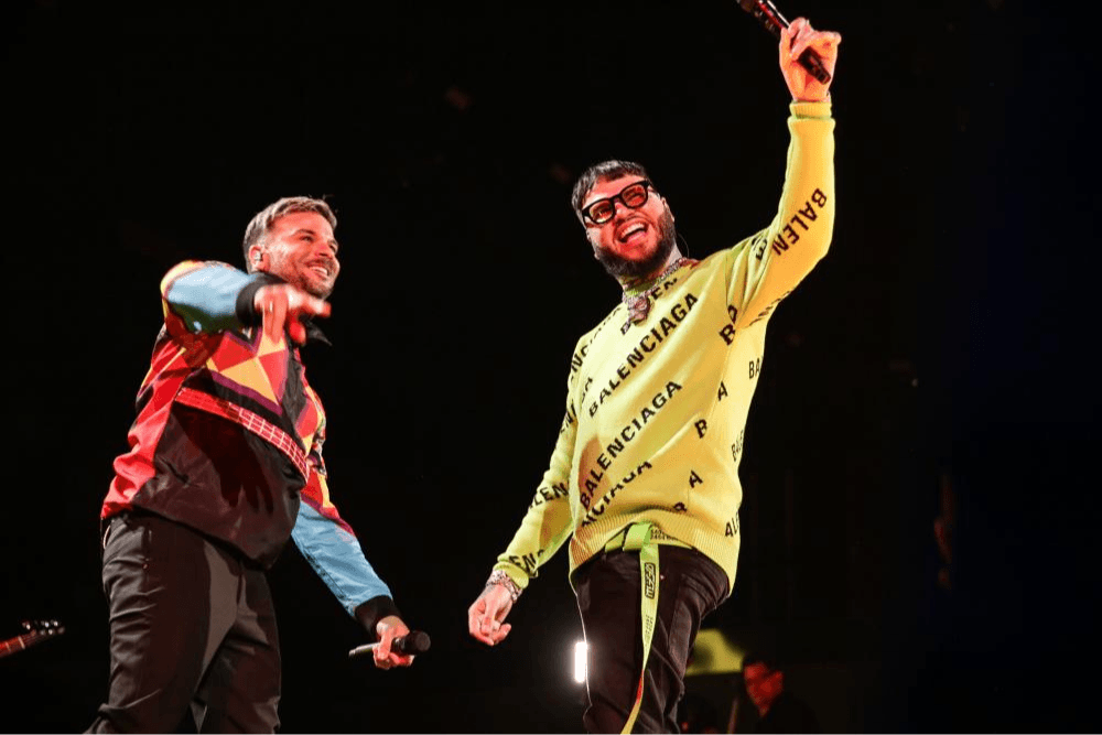 Pedro Capó y Farruko
<br>Año: 2019
<br>Este dúo causó una revolución al interpretar el exitoso tema 'Calma'. Los presentes corearon de principio a fin el himno del momento.