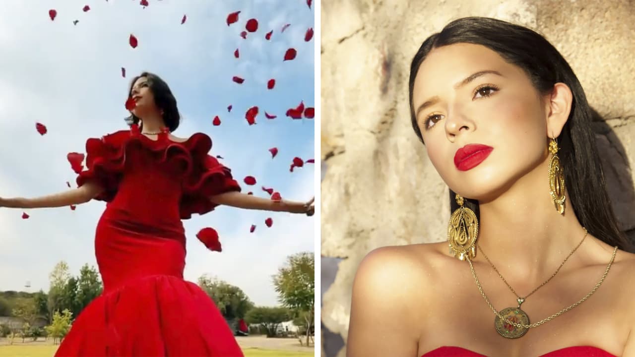 Un galán misterioso le hizo llegar 1500 rosas a Ángela Aguilar, ¿de quién se trata?