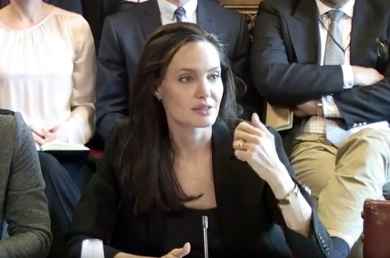 La artista es enviada como Alto Comisionado de las Naciones Unidas para los Refugiados (ACNUR).