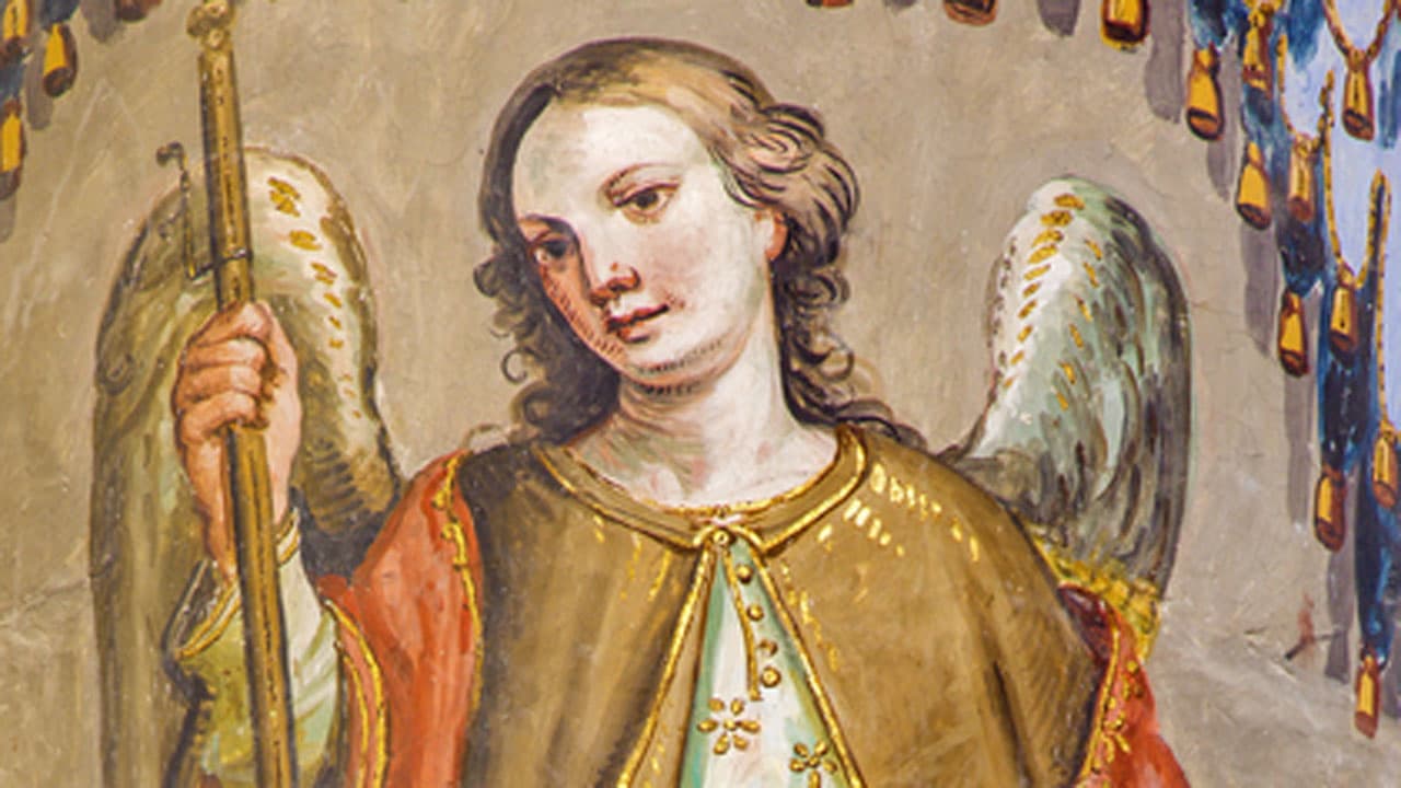 <b>RAFAEL</b>
<br>Su nombre significa 'Dios sana' o Dios ha sanado', 'Medicina de Dios', 'El Poder sanador de Dios'. Han sido varios los nombres que se le han puesto, como Ángel de la Ciencia, Arcángel de la Salud, Ángel de la Curación.