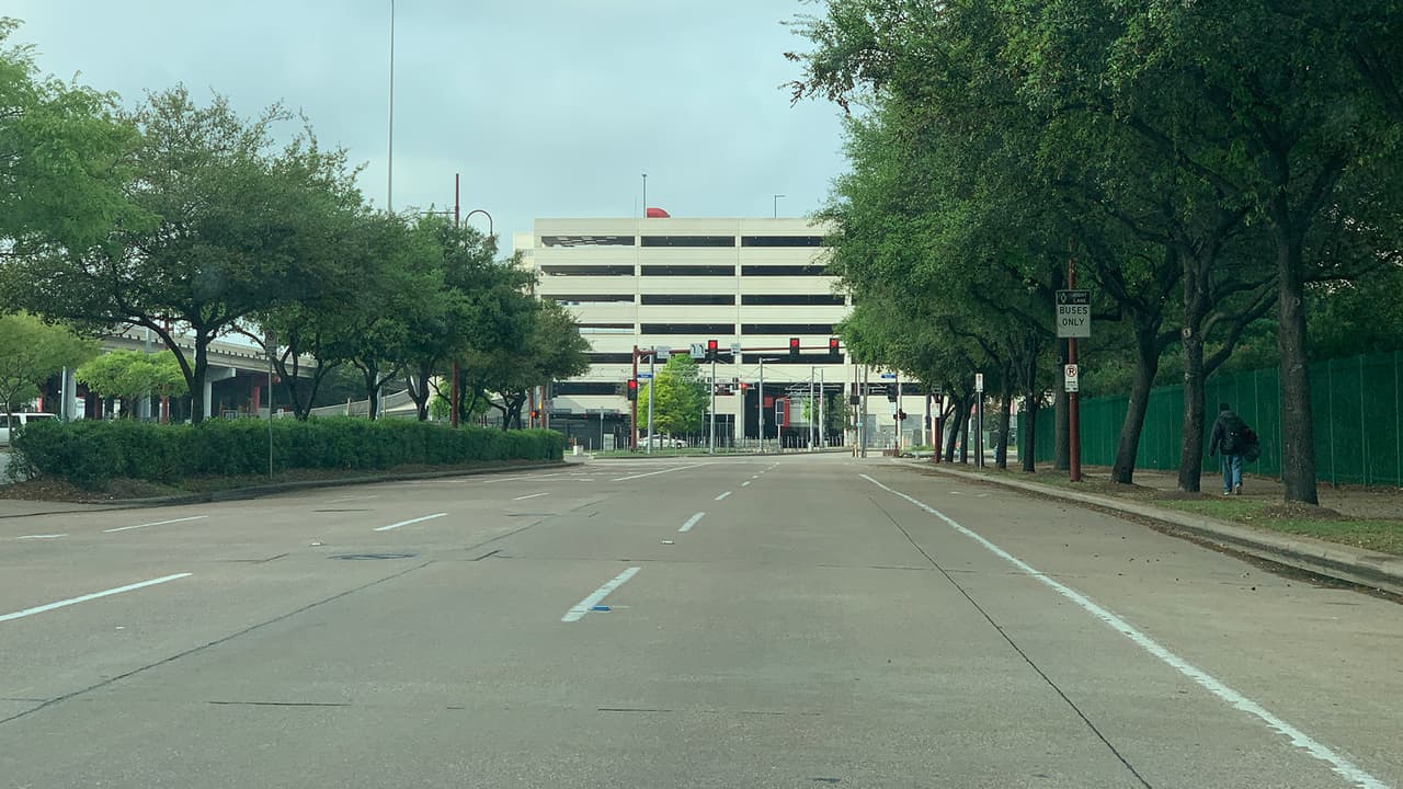 La quietud que impera en las calles de Houston es el resultado de las acciones implementadas por las autoridades del condado Harris.