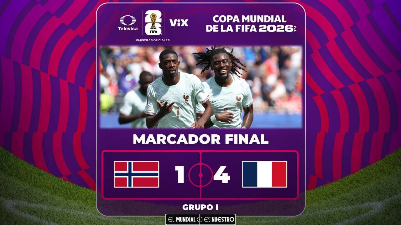Resumen | ¡Francia aplasta a Noruega! Hat-trick de Dembélé en una goleada sin Haaland