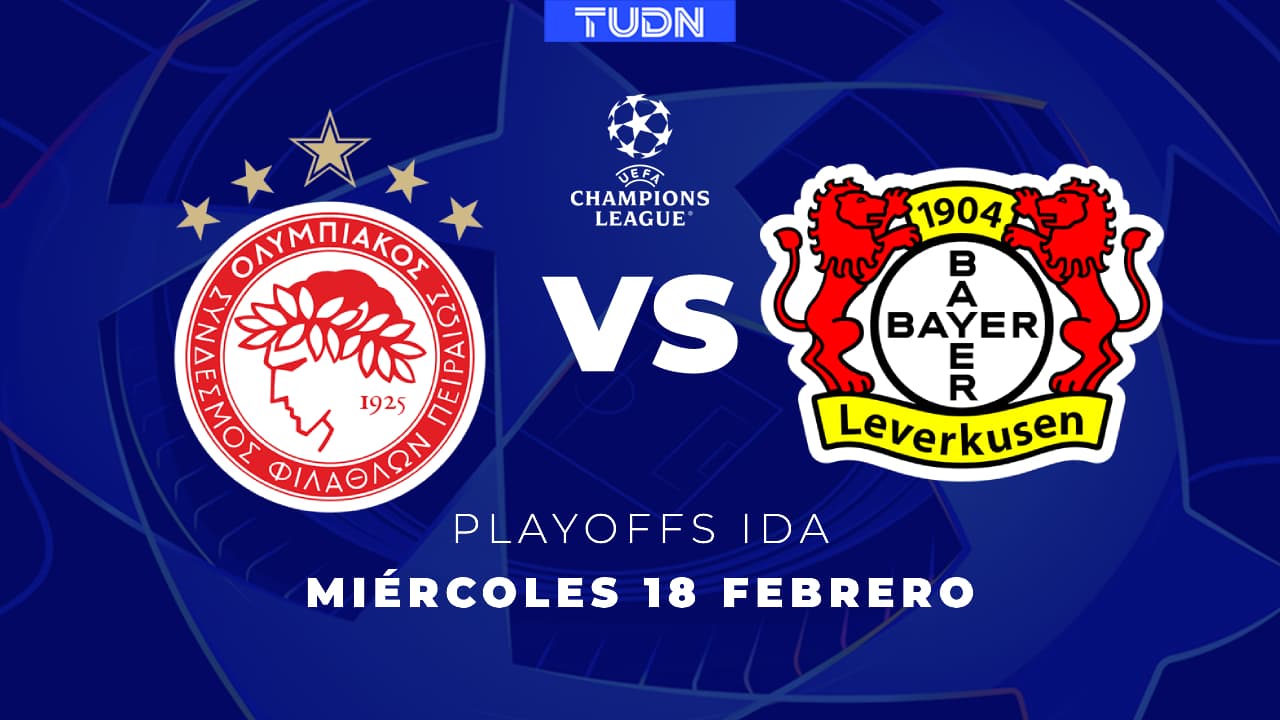 Horario y dónde ver el partido Olympiacos vs. Bayer Leverkusen de Champions