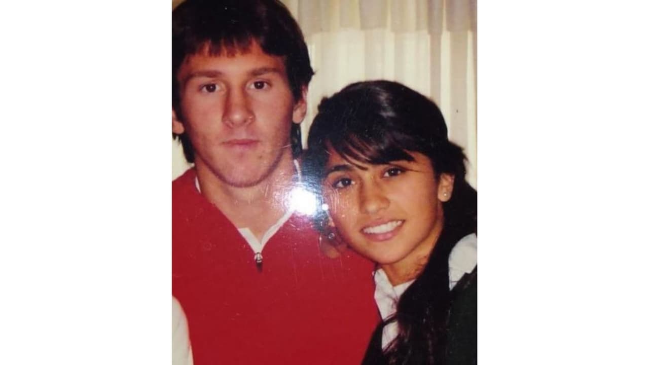 Lionel Messi y Antonella