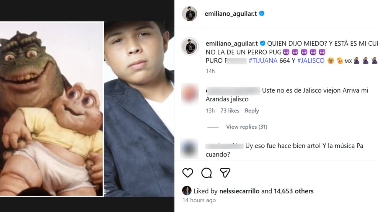 Esta es la más reciente publicación que Emiliano Aguilar hizo en aparente burla hacia su hermano Leonardo.