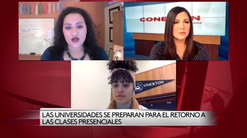 En la entrevista se tuvo a Jessica Grullón, directora socia interina de admisiones, y a Leslie Camilo, embajadora estudiantil, quienes hablaron sobre cómo será el regreso a clases.