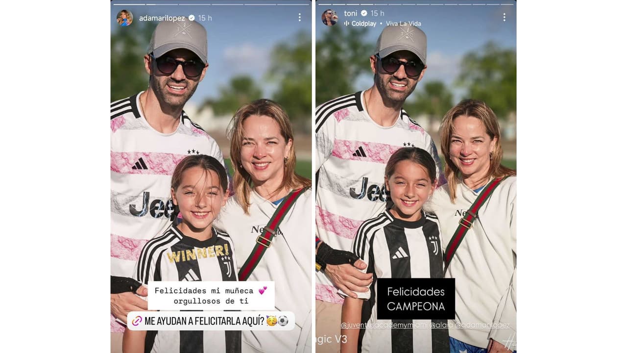 Adamari López y Toni Costa se presumieron juntos y con la pequeña Alaïa.