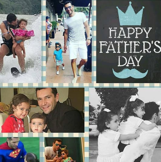 También aprovechó para hacerle un bello collage a su esposo en el que le recordó algunos de sus mejores momentos con sus hijas mini Jacky y Carolina. Además la actriz ya está en la recta final de la dulce espera de Renata.