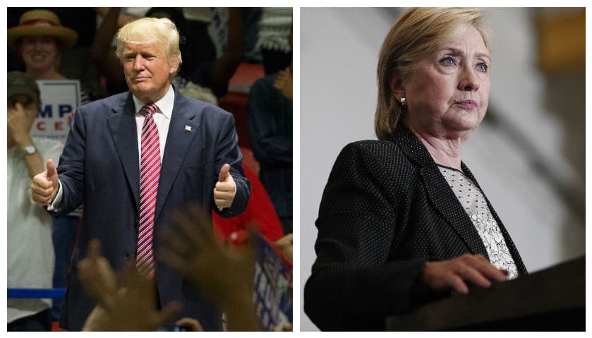 Trump aventaja a Clinton por dos puntos en Florida, según sondeo