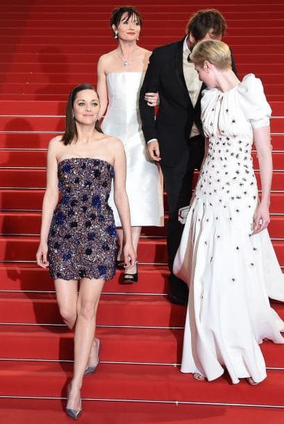 Aquí en la premier de 'Macbeth'.