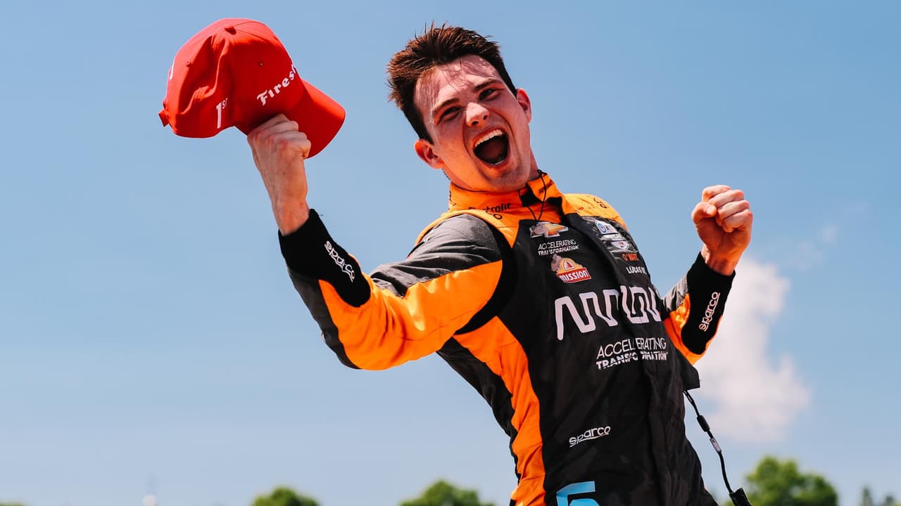 Patricio O'Ward se llevó el Gran Premio de Alabama en la IndyCar 