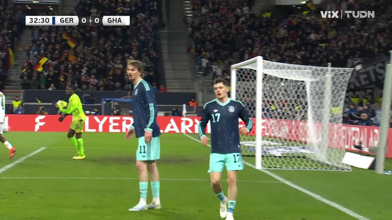 ¡Gol de Alemania Anulado! Por milímetros Woltemade estaba adelantado y se ahoga el grito de gol