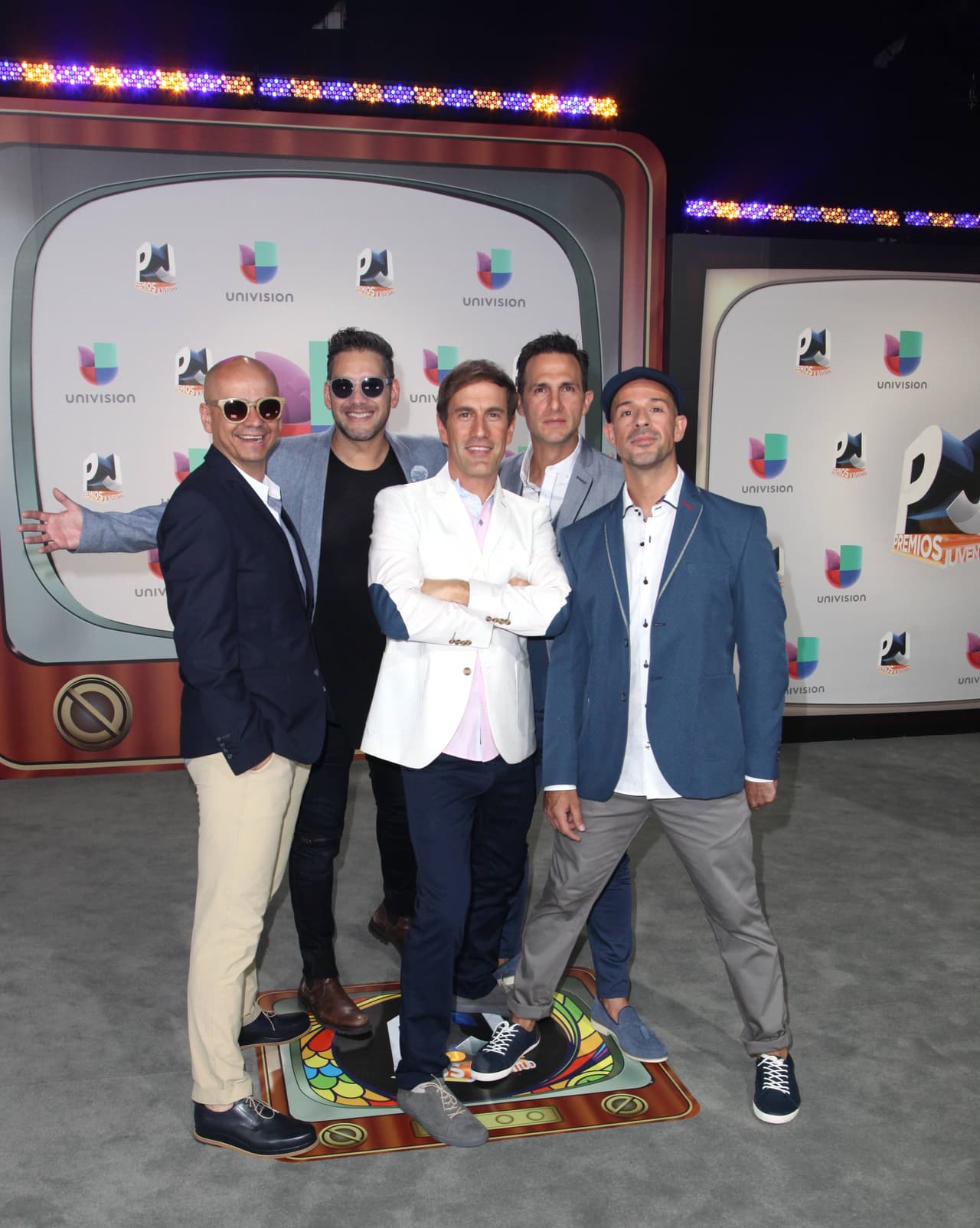 Los chicos de Magneto también desfilaron por la alfombra de Premios Juventud, aunque lo hicieron en uno de los tantos reencuentros que tuvieron tras su desintegración.