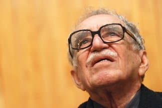 Gabriel García Márquez, en la Universidad de Guadalajara en noviembre de 2007.