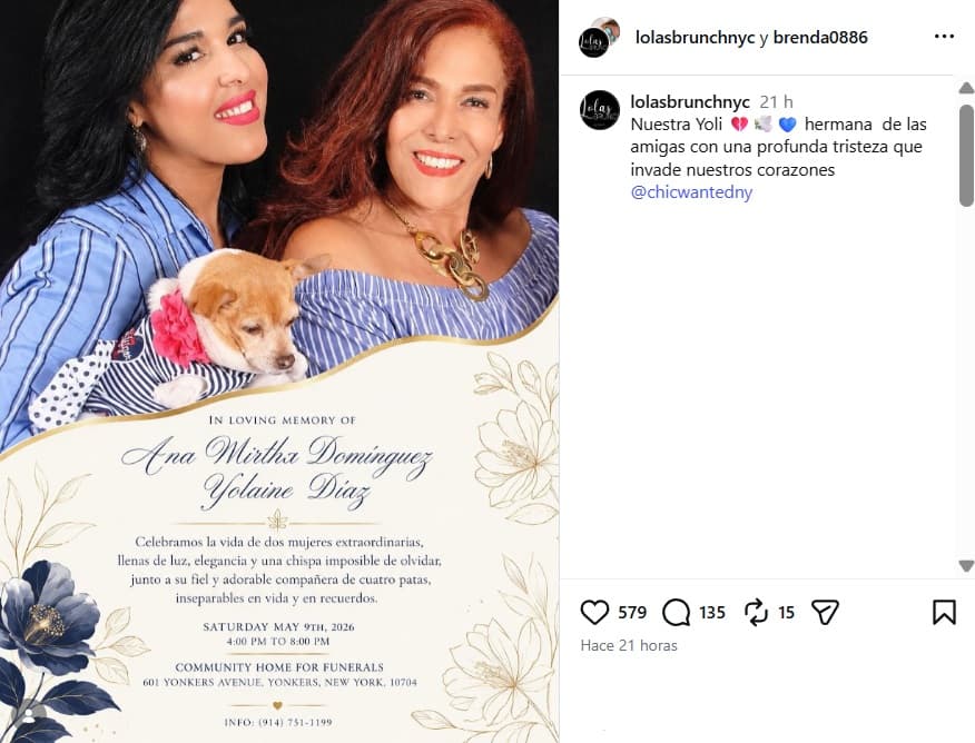 Yolaine Díaz y su madre, Ana Mirtha Lantigua, serán despedidas en honras fúnebres.