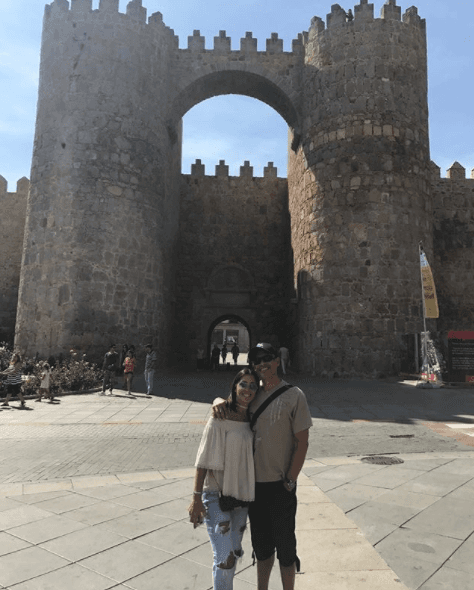 Foto desde el Castillo de El Barco de Avila, compartió Johnny Lozada.