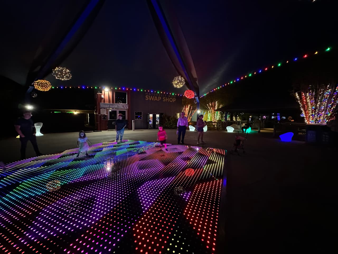 Algunas de las atracciones son interactivas.