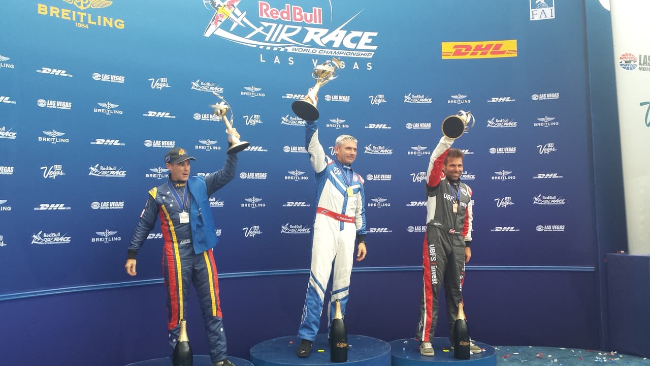 Paul Bonhomme se proclama campeón del Red Bull Air Race en Las Vegas 