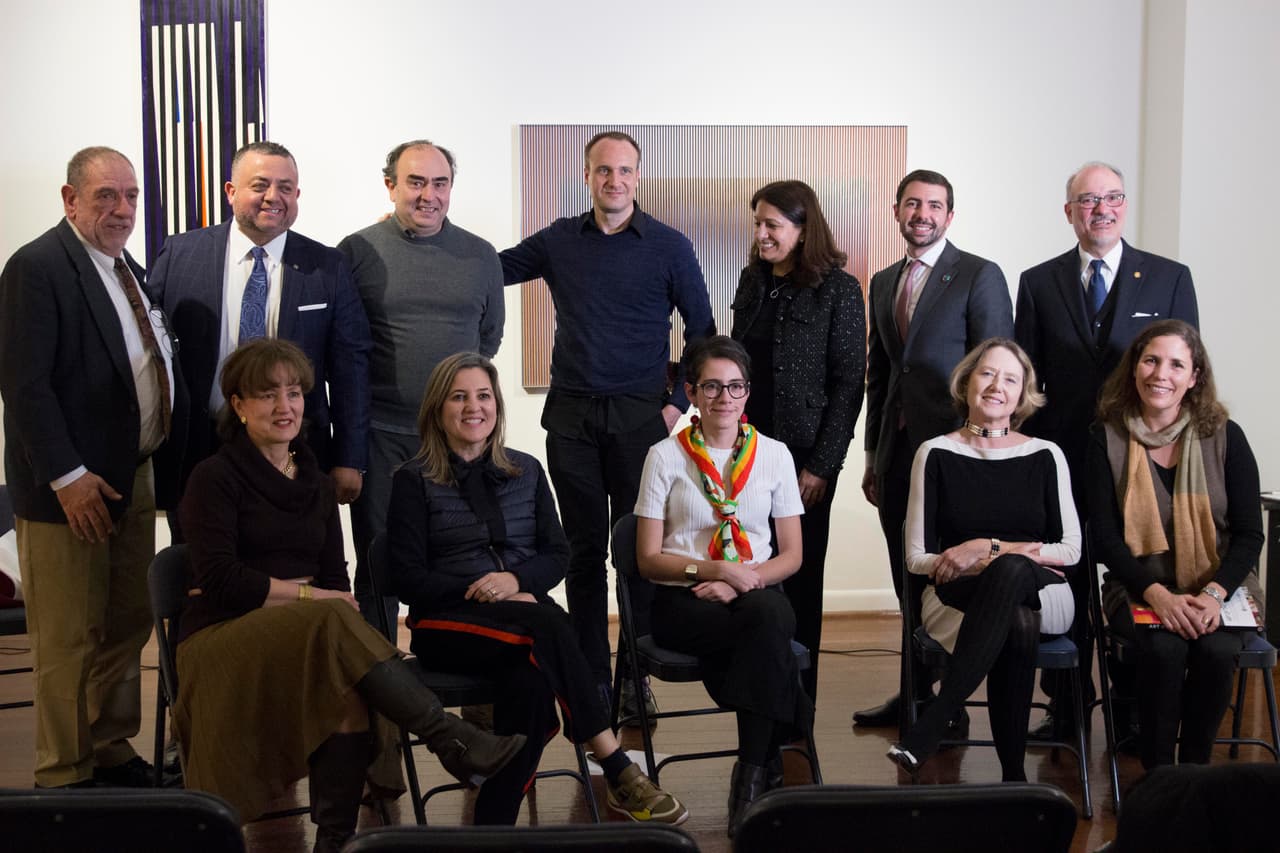 En el lanzamiento del catálogo digital del Museo de Arte de las Américas en Washington, DC.