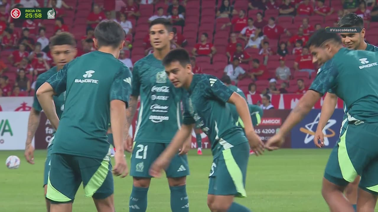Conoce el 11 titular de México para enfrentar a Internacional