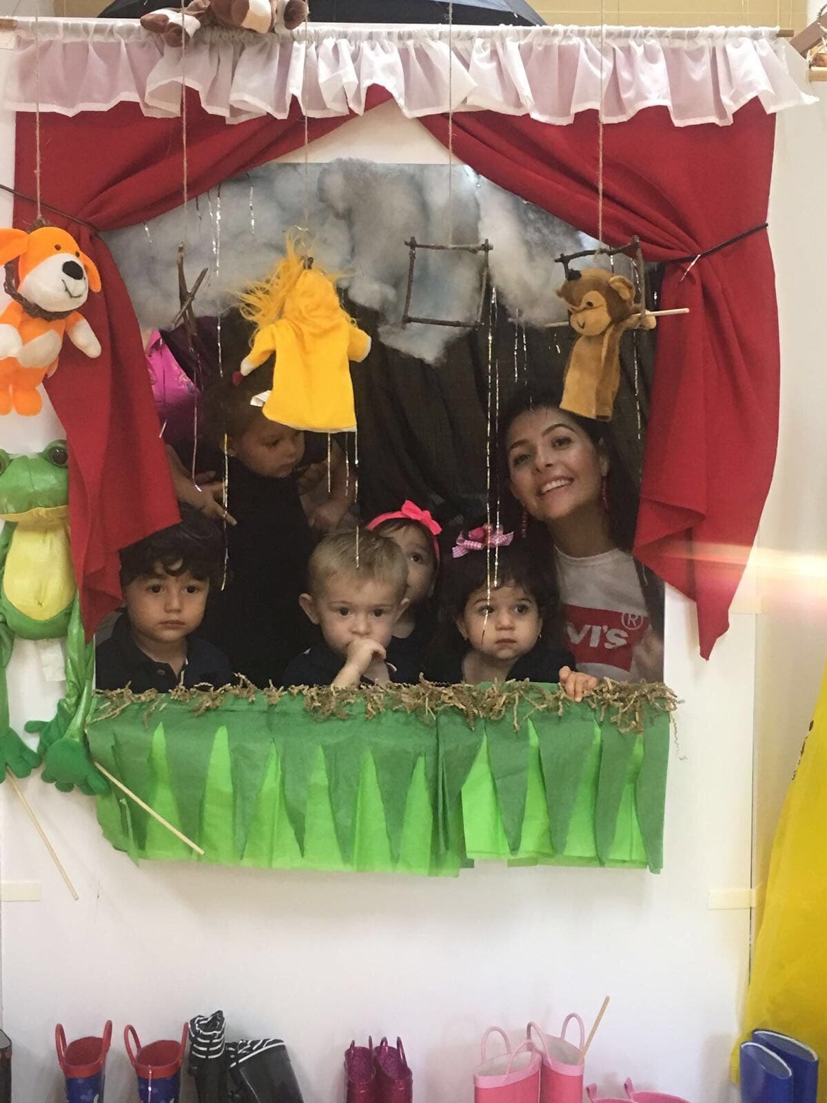 Todos muy contentos posando para la foto del recuerdo.