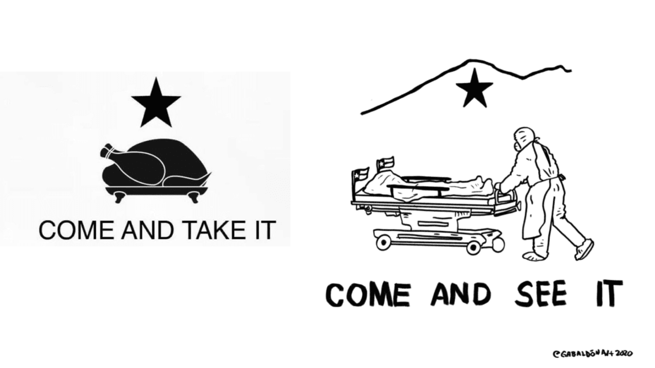 "Venga y mírelo" o "No está el horno para pavos":  la respuesta de un artista de El Paso a un polémico tuit de Ted Cruz