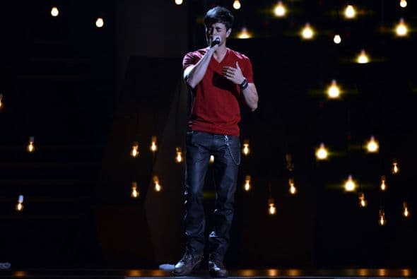 El cantante le ponía mucho sentimiento...